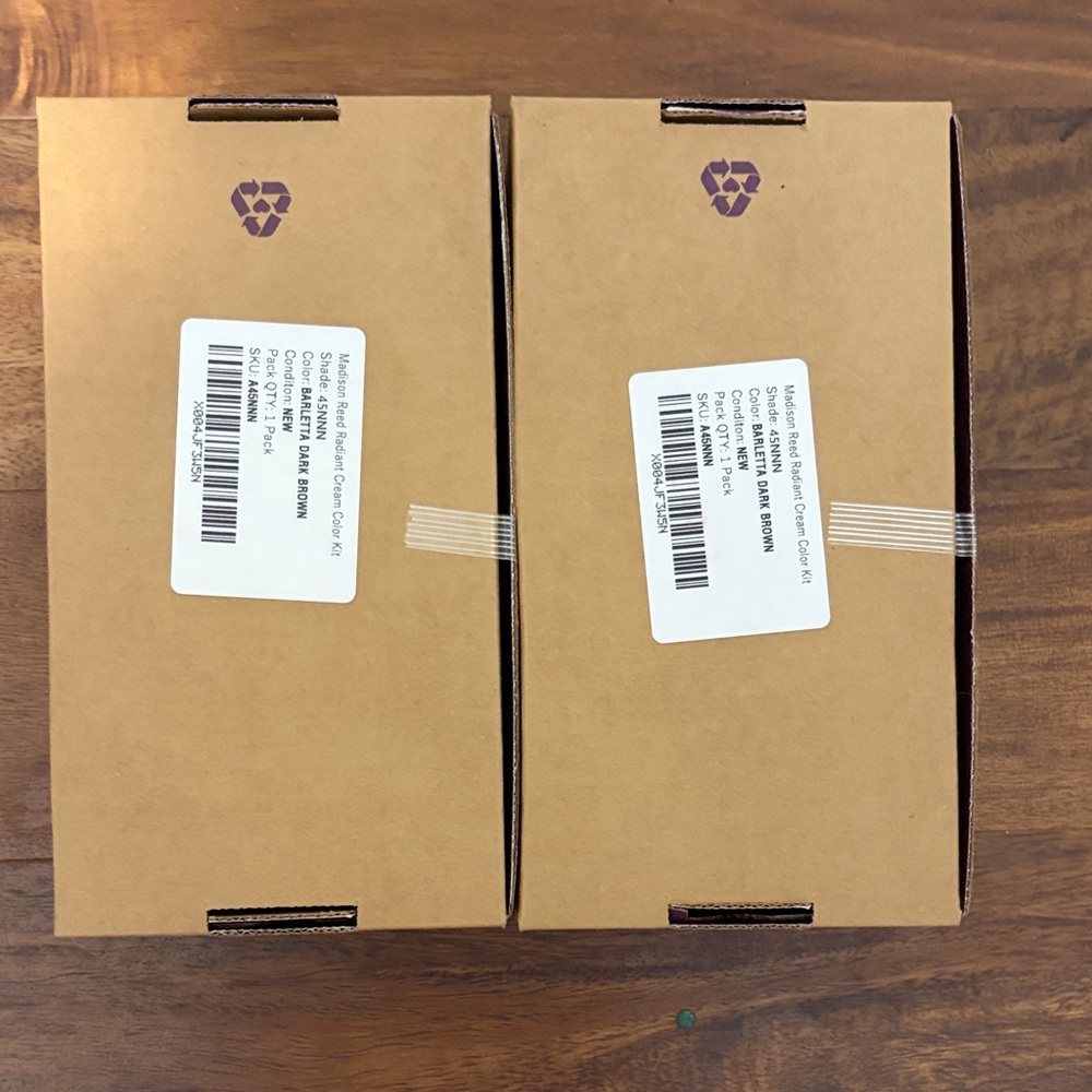 NIB Madison Reed Barletta Dark Brown Haircolor 2 Boxes
